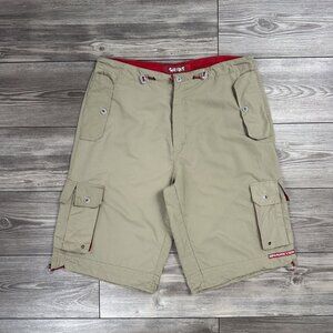 Crazy Vintage Y2K Snake Eyes Baggy Cargo Shorts